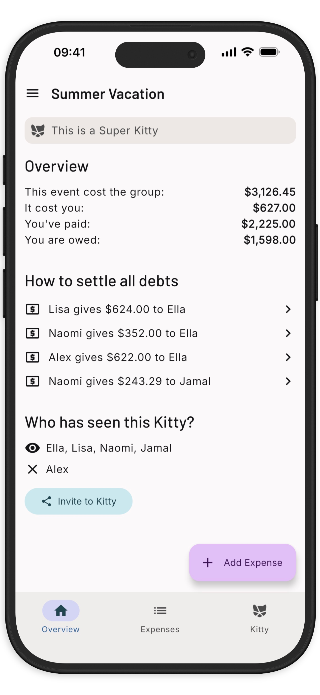 Kitty Overview - before