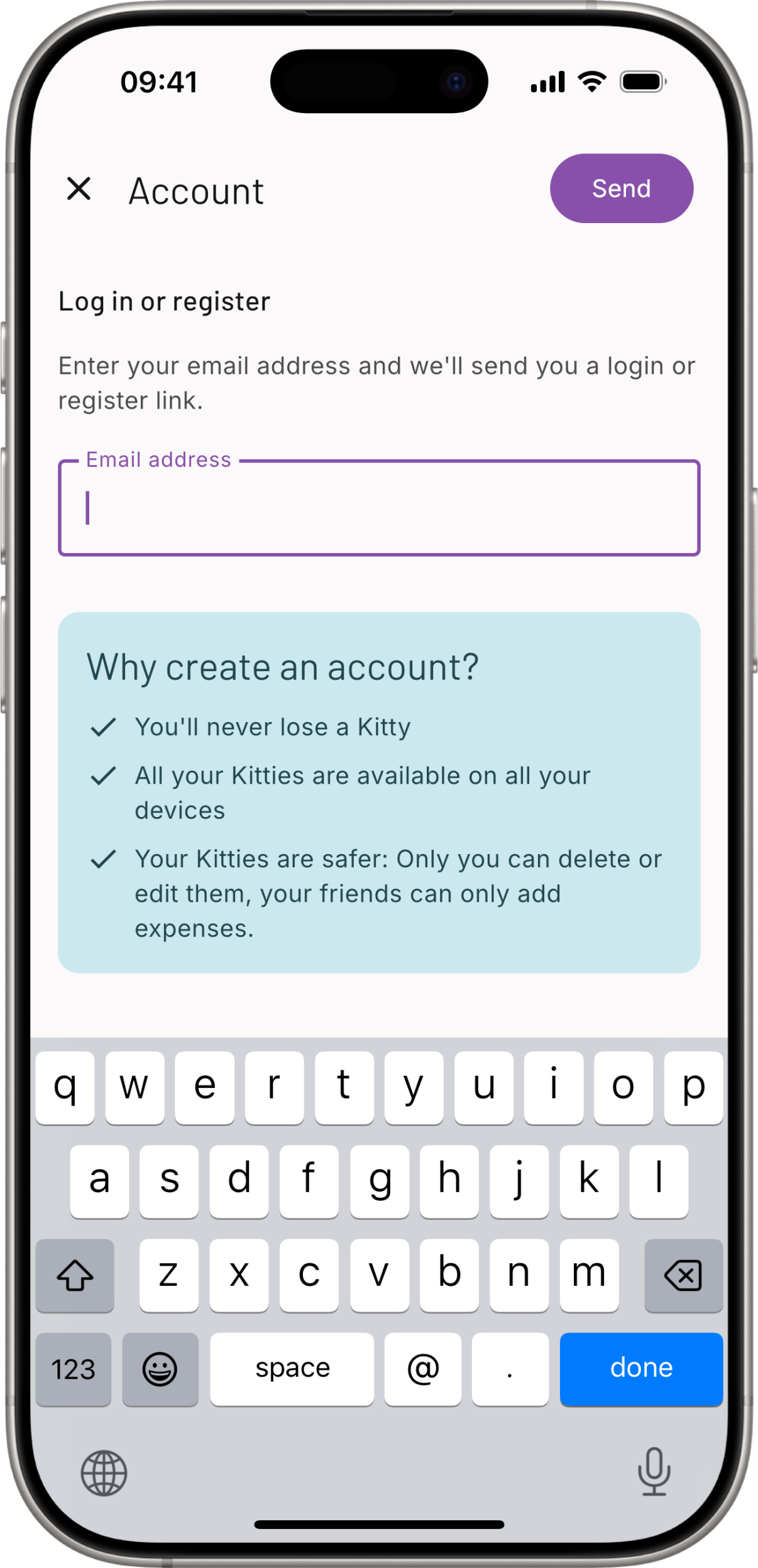 Kittysplit screenshot